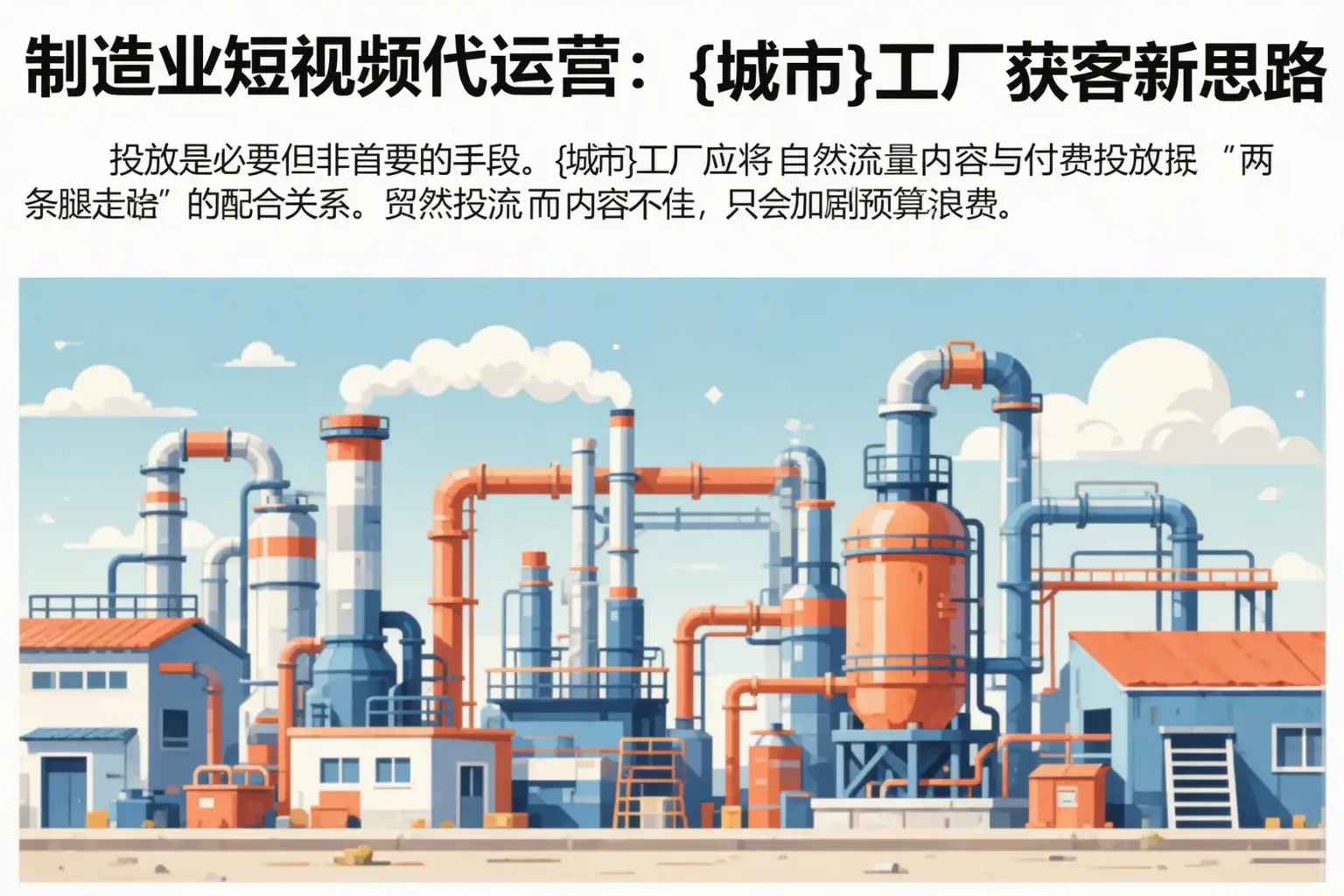 制造业短视频代运营：三沙工厂获客新思路