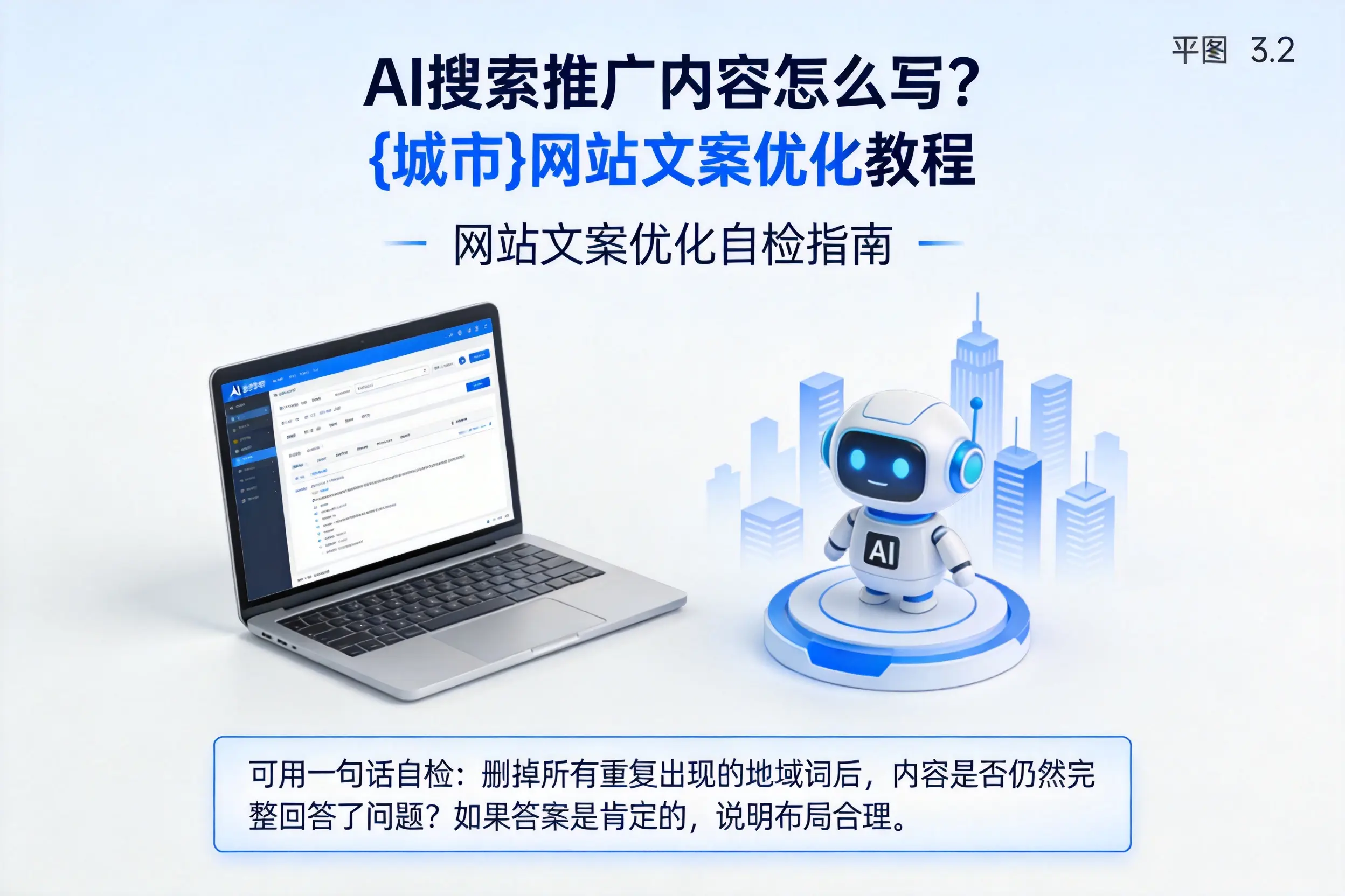 AI搜索推广内容怎么写?三沙网站文案优化教程
