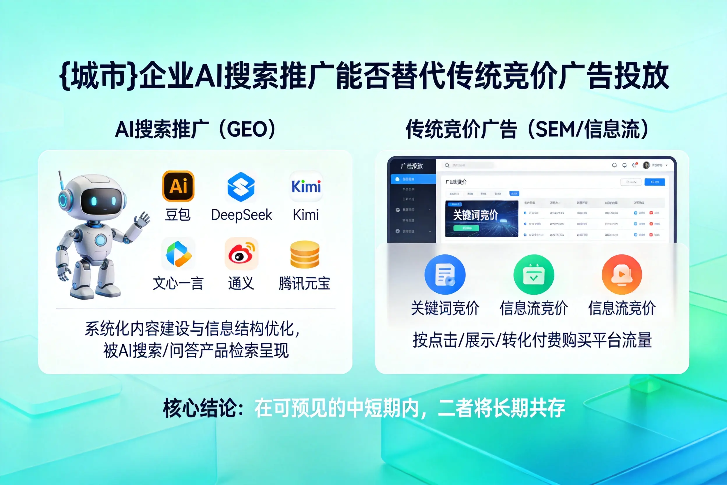 三沙企业AI搜索推广能否替代传统竞价广告投放