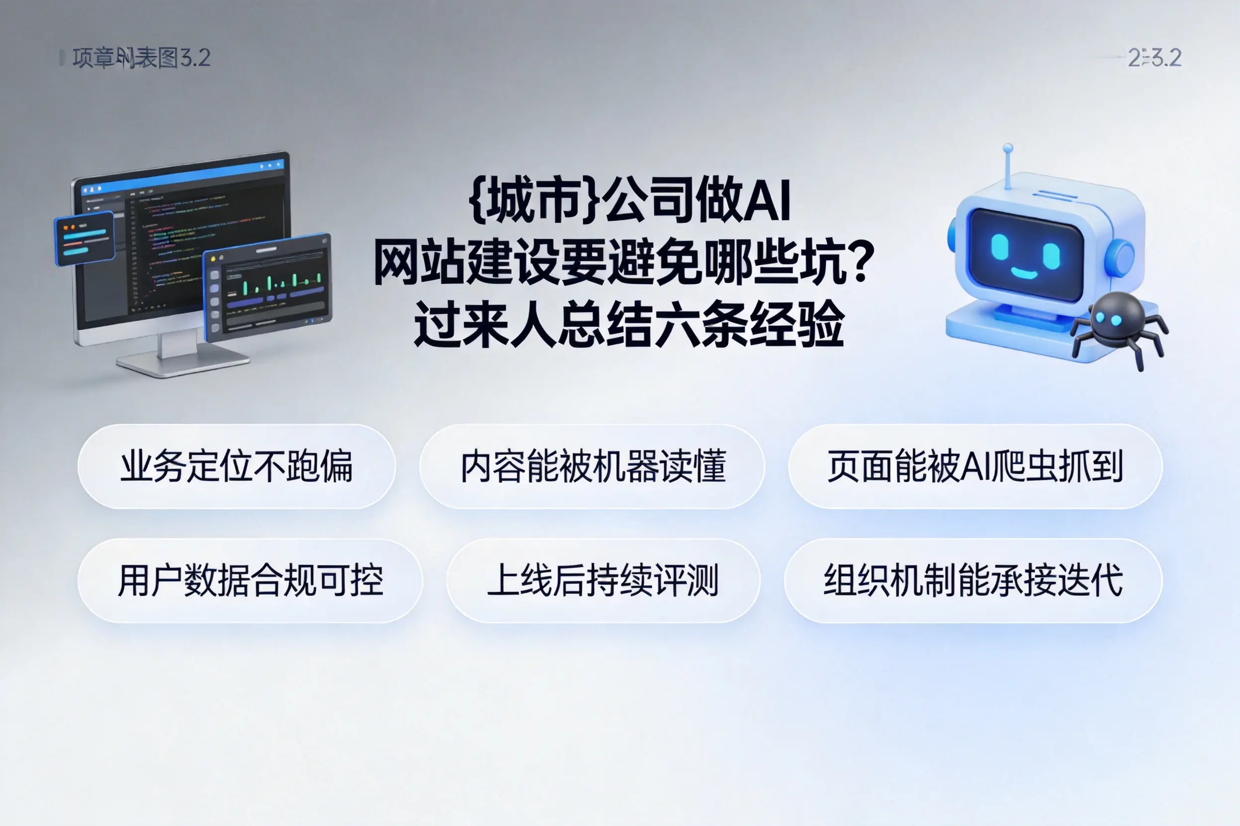 三沙公司做AI网站建设要避免哪些坑?过来人总结六条经验
