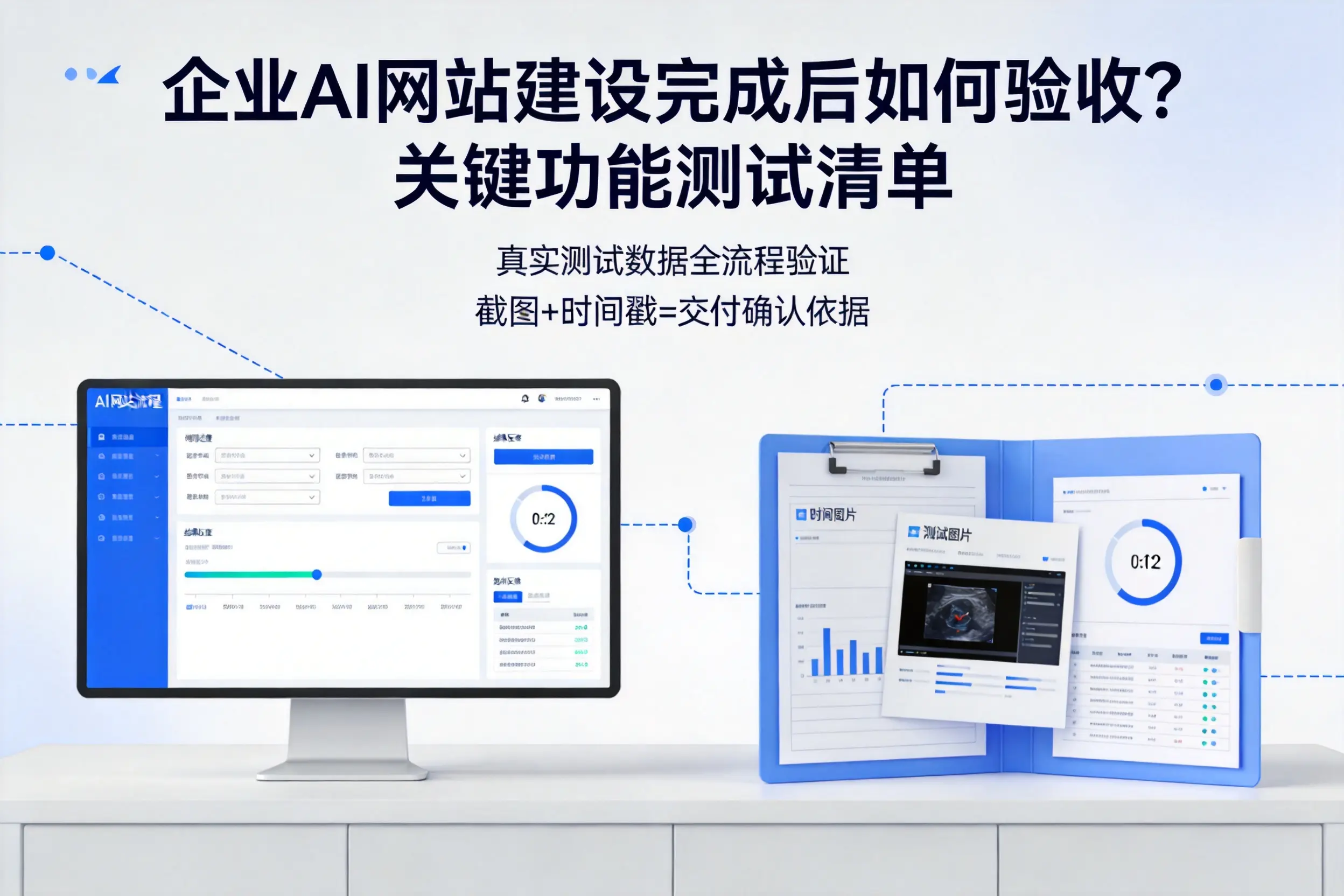 三沙企业AI网站建设完成后如何验收?关键功能测试清单