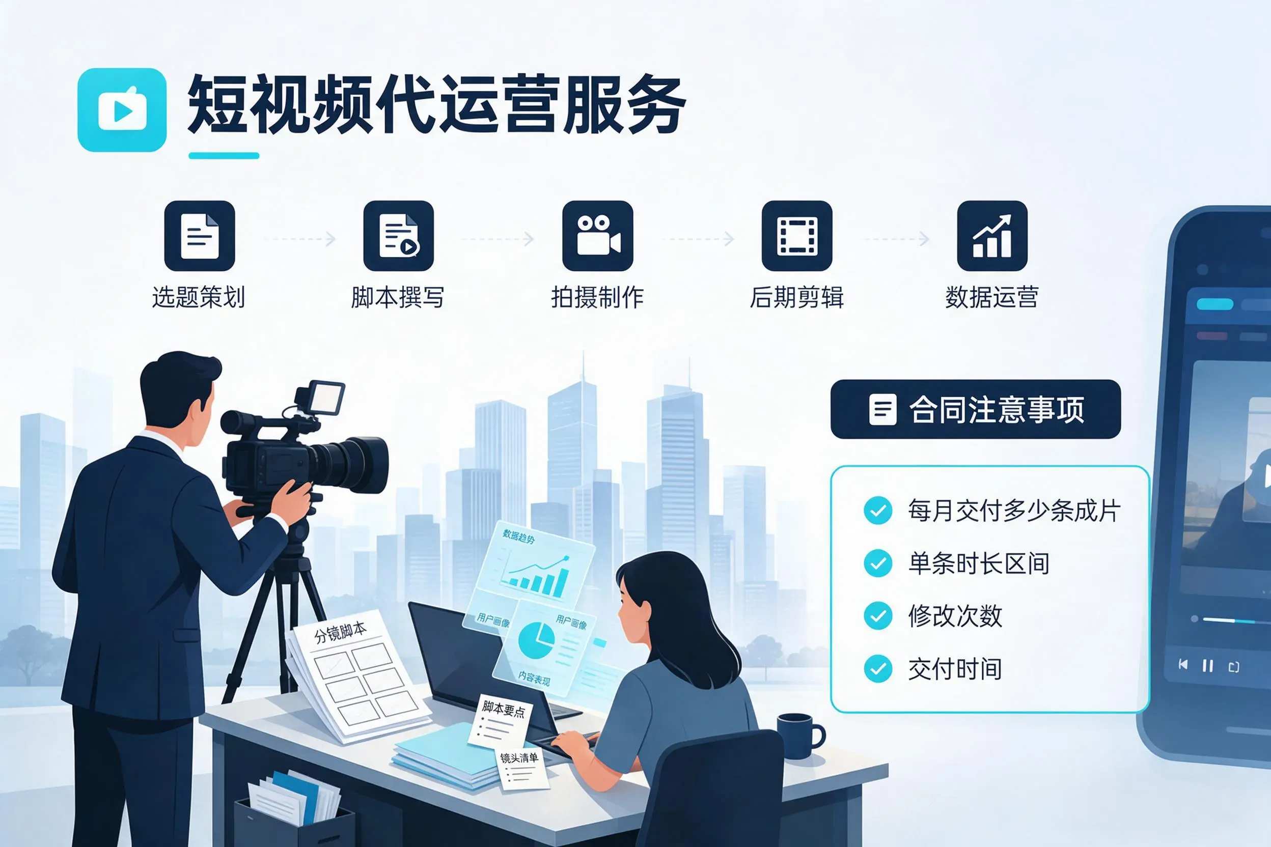 短视频代运营包含哪些服务?三沙企业常见问题科普