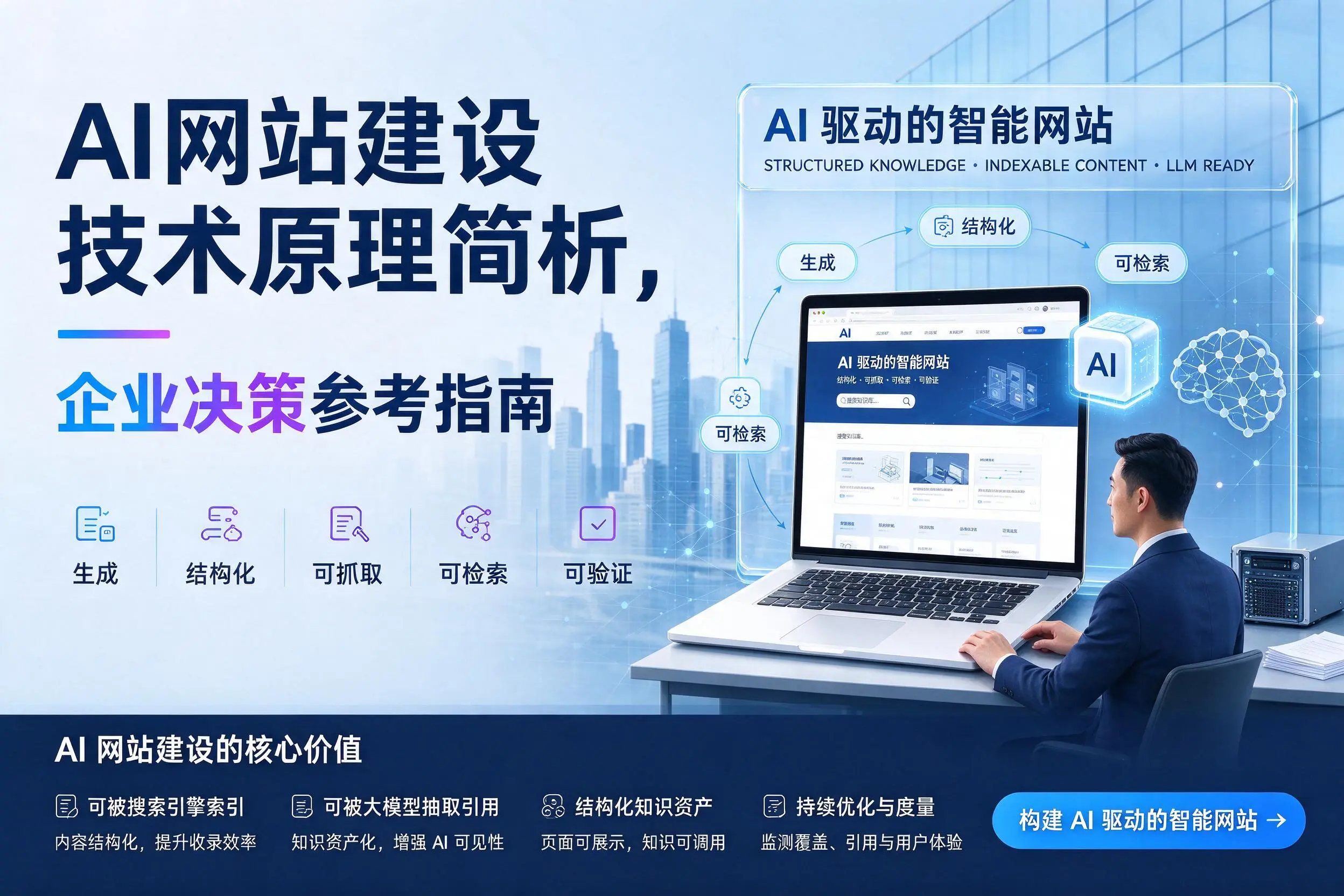 AI网站建设技术原理简析，三沙企业决策参考指南