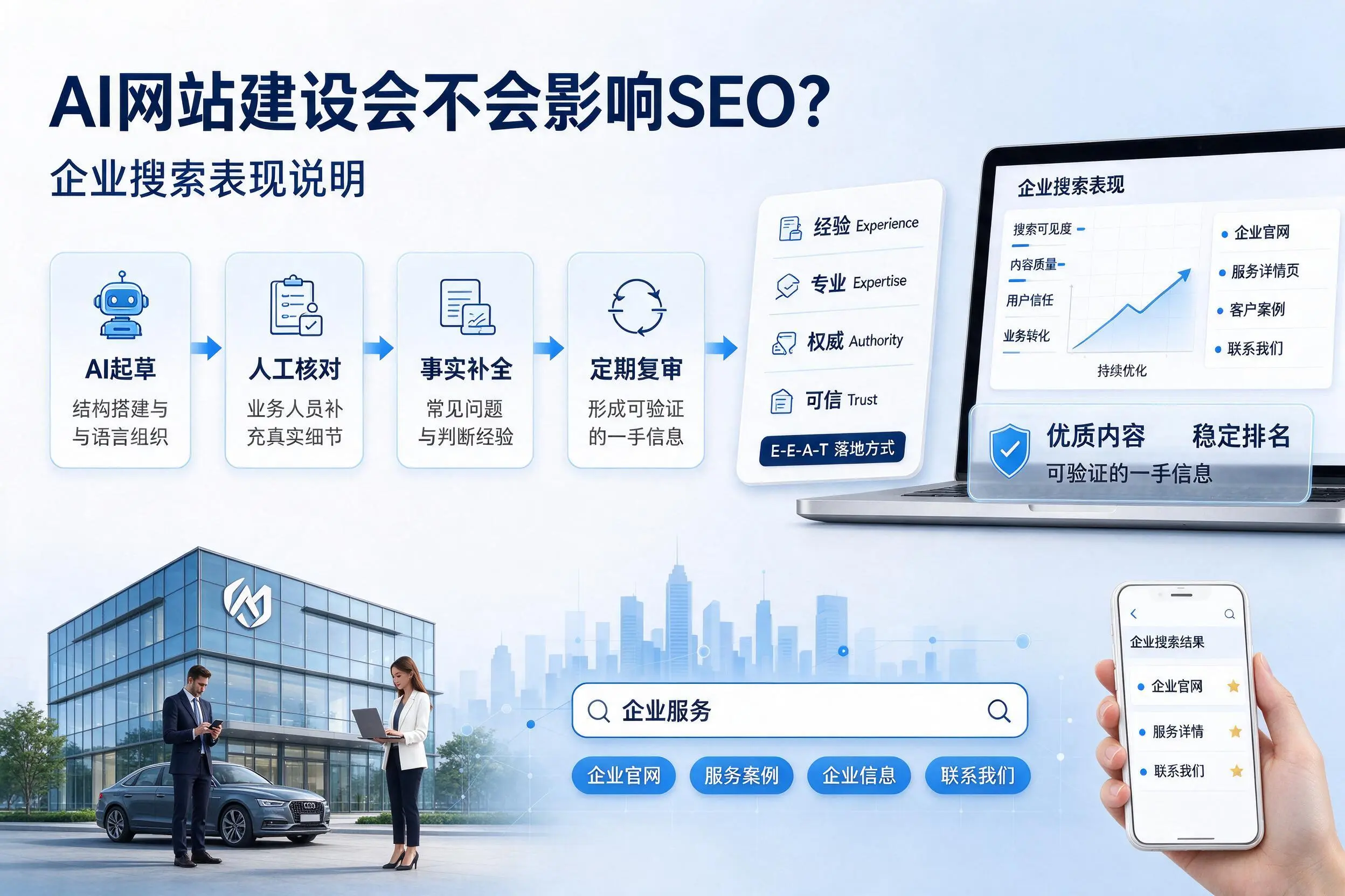 AI网站建设会不会影响SEO?三沙企业搜索表现说明