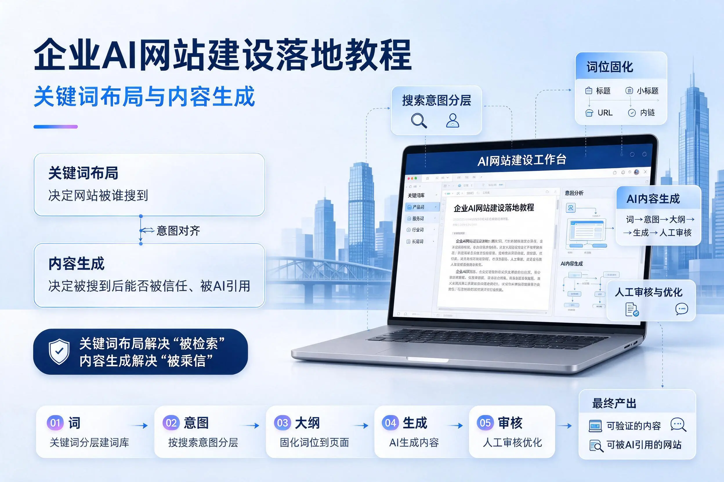 三沙企业AI网站建设落地教程：关键词布局与内容生成